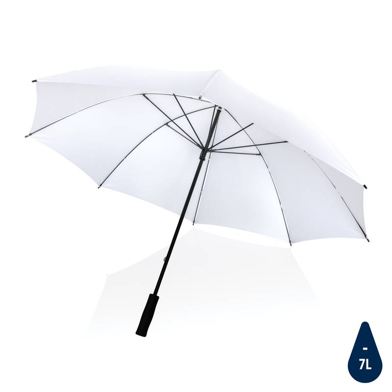 30 "větruodolný deštník Impact ze 190T Rpety AWARE ™, bílá 30 "větruodolný deštník Impact ze 190T Rpety AWARE ™, bílá