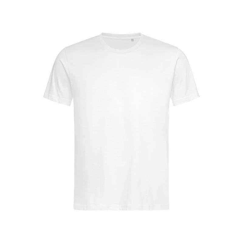 Luxusné tričko STEDMAN Crew neck, White biela, XS Luxusné tričko STEDMAN Crew neck, White biela, XS