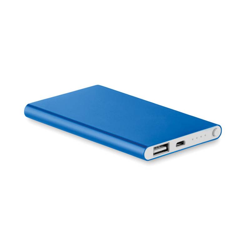 KIMI hliníková PowerBank 4000 mAh, modrá KIMI hliníková PowerBank 4000 mAh, modrá