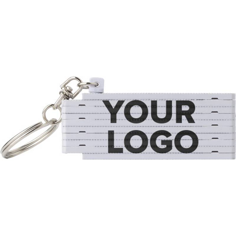 Plastový skladací metr, bílá Plastový skladací metr, bílá