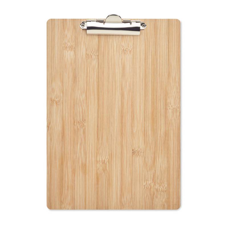 CLIPBO Bambusová zložka A4 s klipom , hnedá CLIPBO Bambusová zložka A4 s klipom , hnedá