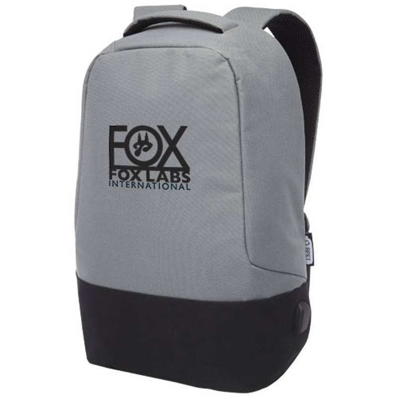 Bezpečnostní batoh z RPET Cover, šedá Bezpečnostní batoh z RPET Cover, šedá