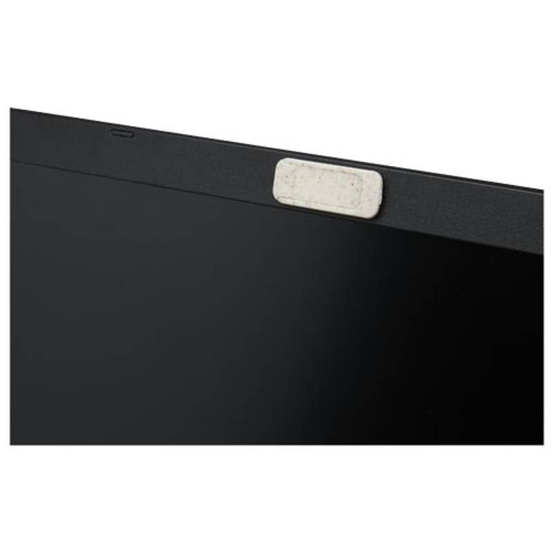 Krytka webové kamery z pšeničné slámy Kushi, bílá Krytka webové kamery z pšeničné slámy Kushi, bílá