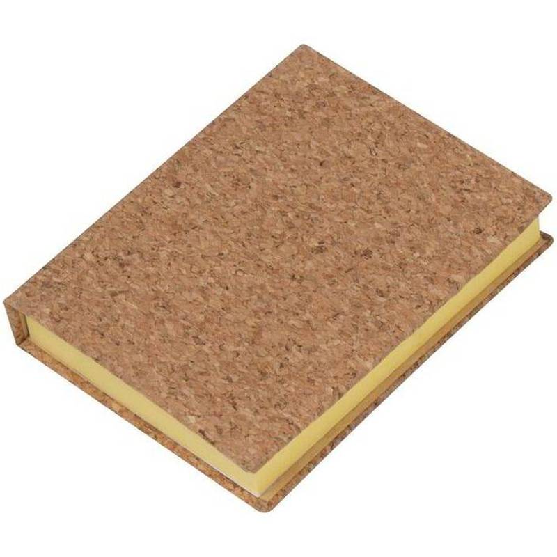 Korkový poznámkový blok, hnědá Korkový poznámkový blok, hnědá