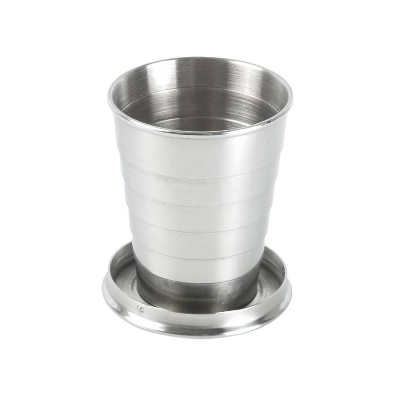 Nautilus skládací sklenička, šedá stříbrná Nautilus skládací sklenička, šedá stříbrná