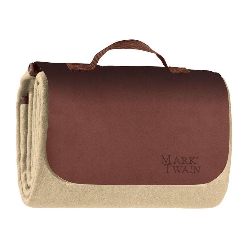 Pikniková deka Mark Twain, hnědá béžová Pikniková deka Mark Twain, hnědá béžová