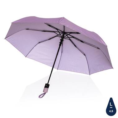 21" mini auto-open dáždnik Impact zo 190T RPET AWARE™, fialová