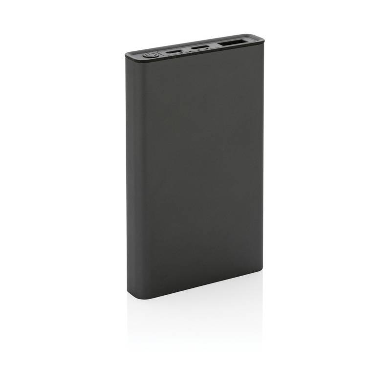 Powerbanka Terra 5 000mAh z RCS rec. hliníka a ABS, sivá Powerbanka Terra 5 000mAh z RCS rec. hliníka a ABS, sivá