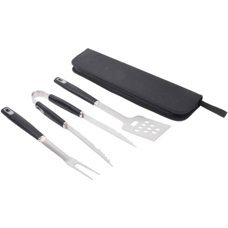 3 ks súprava na grilovanie v nylonovom vrecku Pretty BBQ, čierna 3 ks súprava na grilovanie v nylonovom vrecku Pretty BBQ, čierna