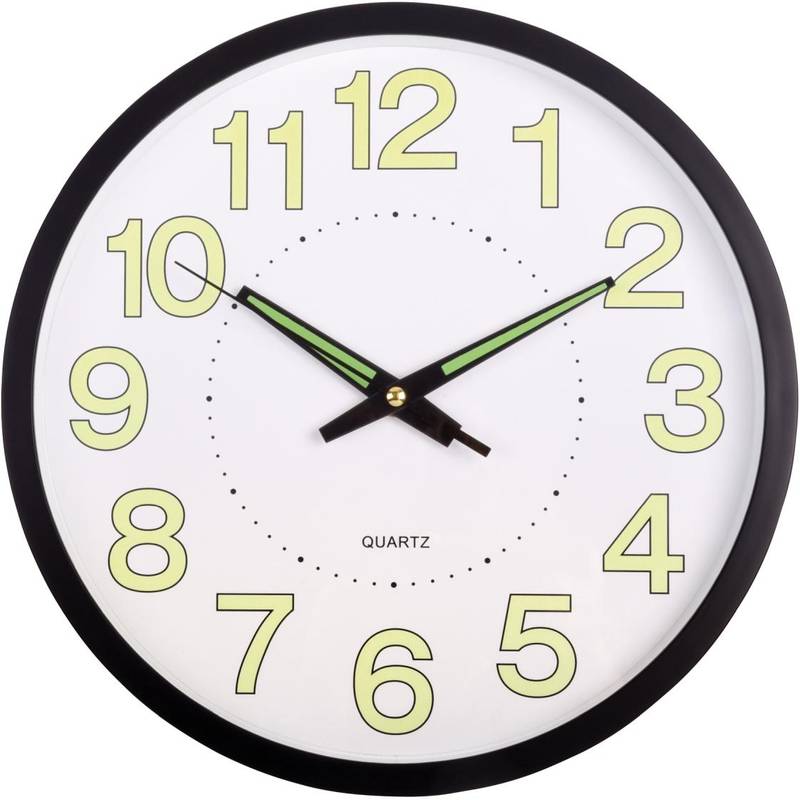 "Nástěnné hodiny ""SUN"", bílá - černá" "Nástěnné hodiny ""SUN"", bílá - černá"