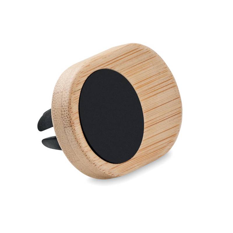 ELLAGAN Bambusový držák telefonu, hnědá ELLAGAN Bambusový držák telefonu, hnědá