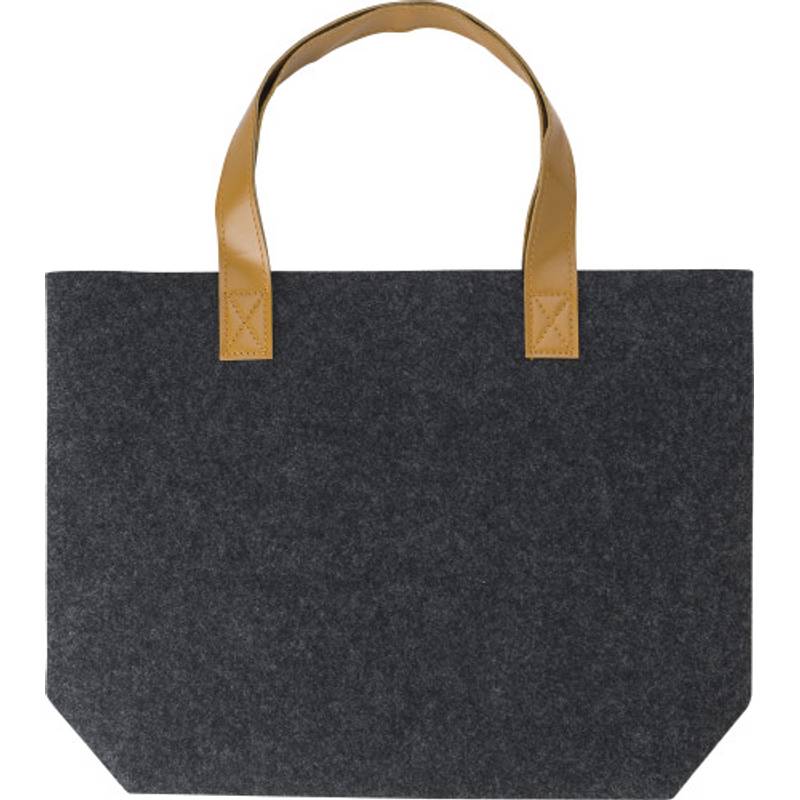 RPET plstěná nákupní taška Hunter, šedá RPET plstěná nákupní taška Hunter, šedá