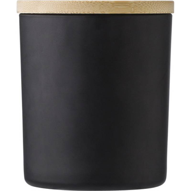 Skleněná svíčka Josiah, černá Skleněná svíčka Josiah, černá