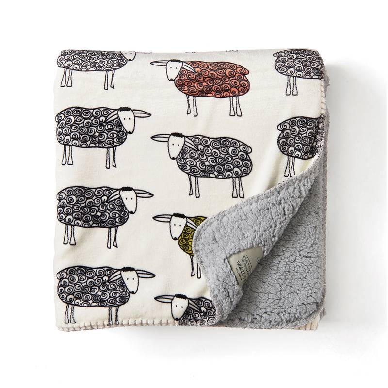 Pléd VINGA Sheep RPET, biela Pléd VINGA Sheep RPET, biela