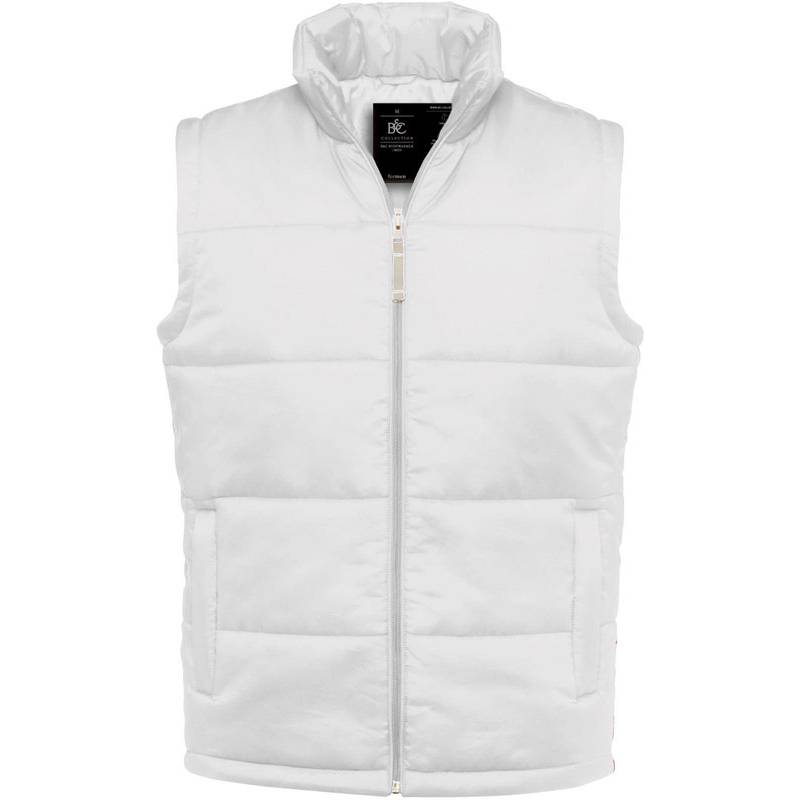 B&C | Bodywarmer /men, Pánská vesta, bílá, S B&C | Bodywarmer /men, Pánská vesta, bílá, S