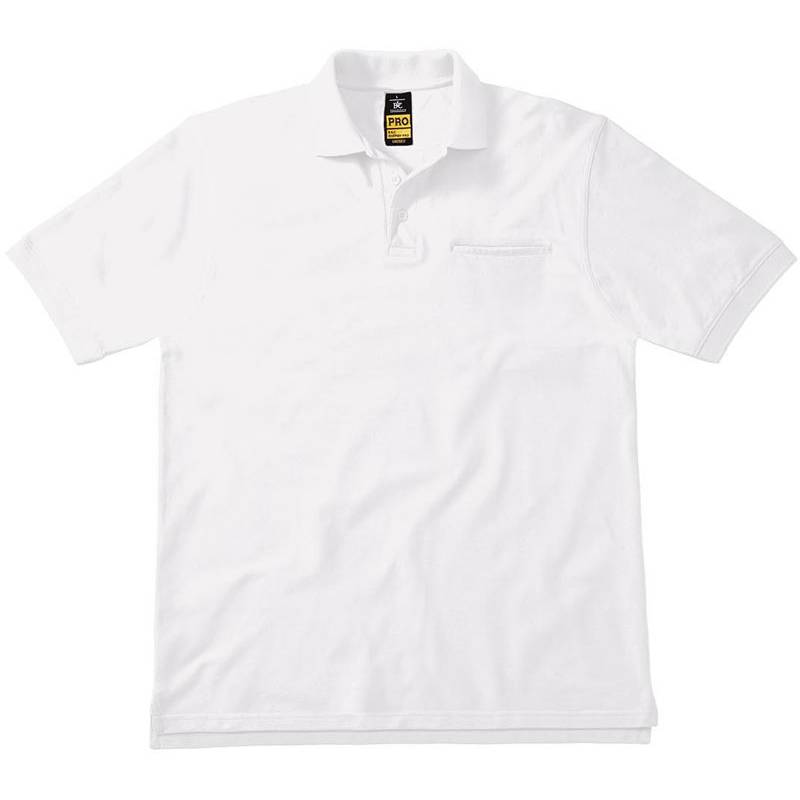 B&C | Energy Pro, Pracovné piqué polo, biela, S B&C | Energy Pro, Pracovné piqué polo, biela, S
