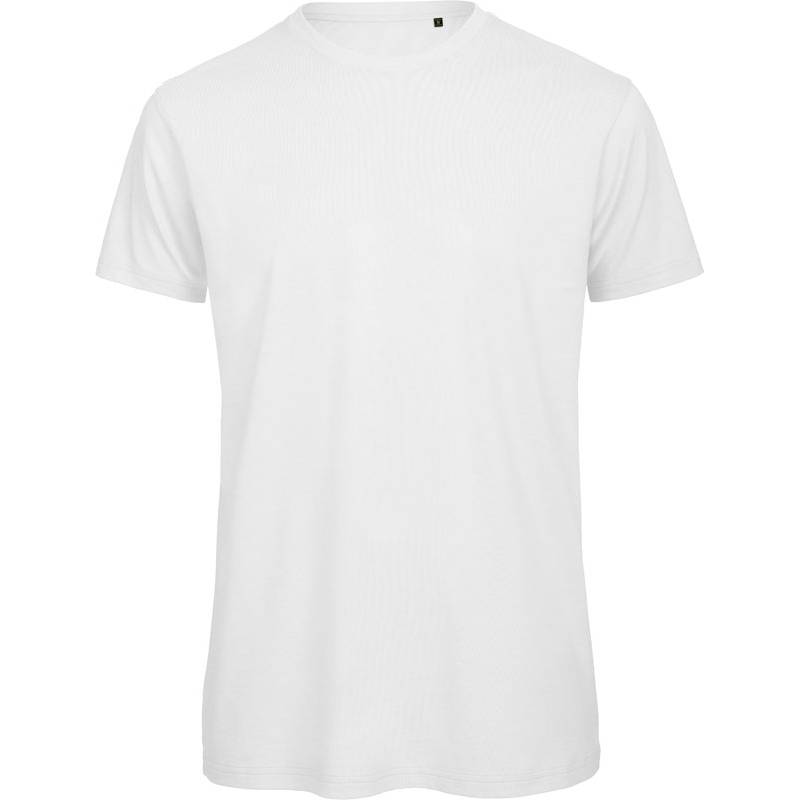 B&C | Inspire T /men, Pánske tričko Medium Fit z bio bavlny, biela, S B&C | Inspire T /men, Pánske tričko Medium Fit z bio bavlny, biela, S
