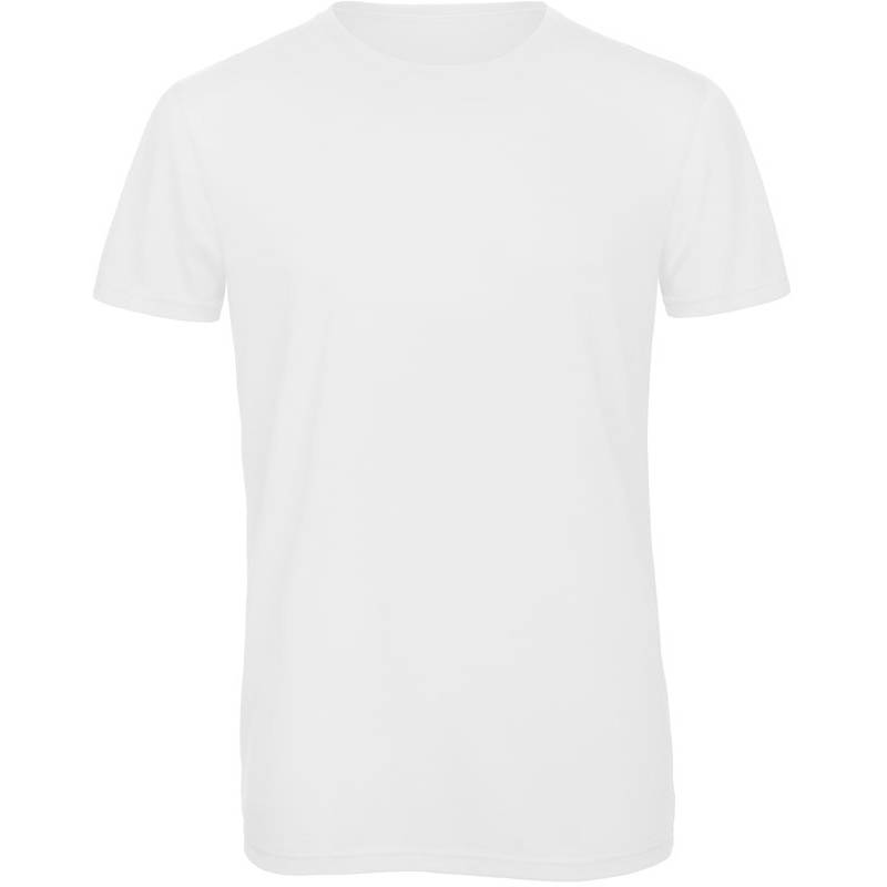 B&C | Triblend /men, Pánské tričko, bílá, S B&C | Triblend /men, Pánské tričko, bílá, S