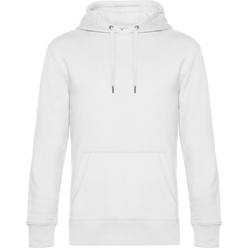 B&C | KING Hooded, Pánska mikina s kapucňou, biela, XS B&C | KING Hooded, Pánska mikina s kapucňou, biela, XS