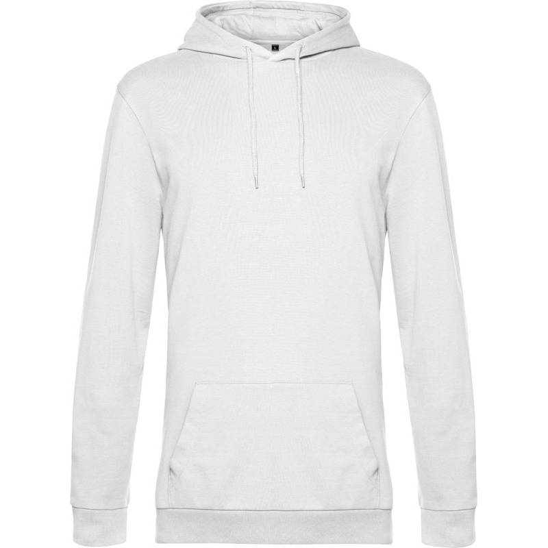 B&C | #Hoodie, Pánska mikina s kapucňou, biela, XS B&C | #Hoodie, Pánska mikina s kapucňou, biela, XS