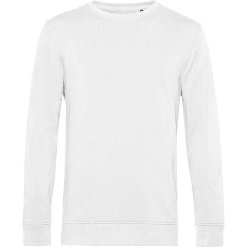 B&C | Inspire Crew Neck, Pánska mikina, biela, XS B&C | Inspire Crew Neck, Pánska mikina, biela, XS