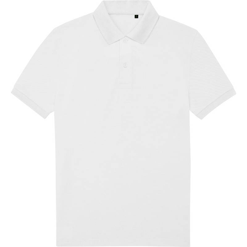 B&C | My Eco Polo 65/35, Piqué polo, bílá, S B&C | My Eco Polo 65/35, Piqué polo, bílá, S