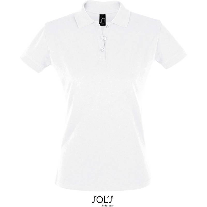 SOL'S | Perfect Women, Dámské piqué polo, bílá, S SOL'S | Perfect Women, Dámské piqué polo, bílá, S