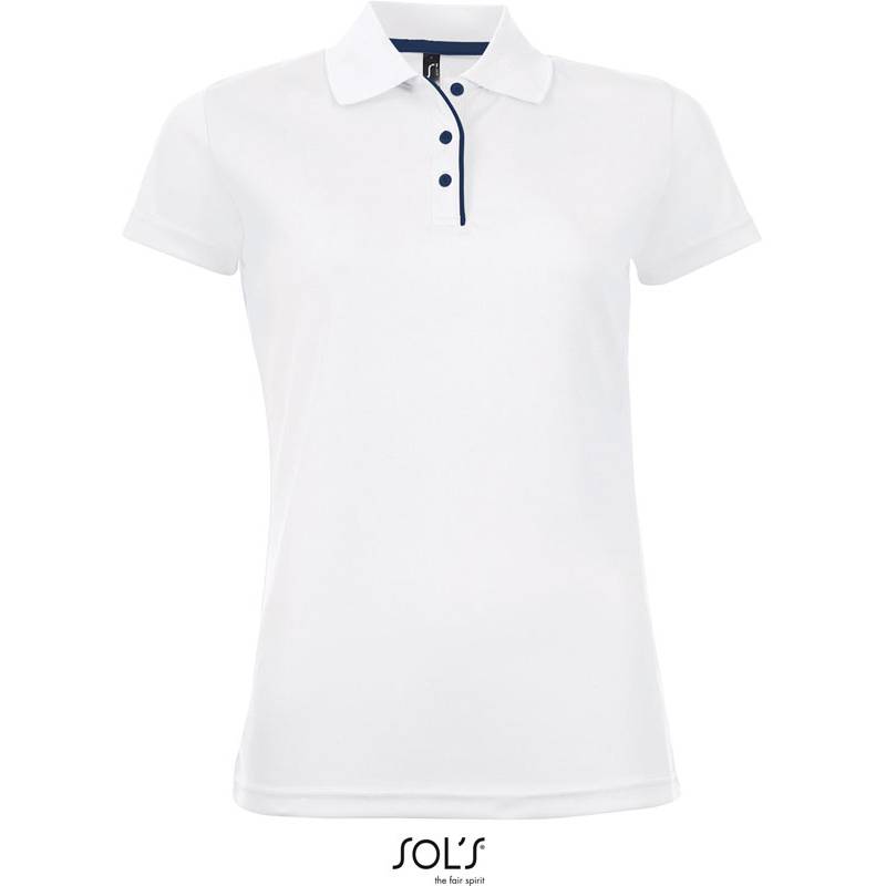 SOL'S | Performer Women, Dámske šport. polo, biela, S SOL'S | Performer Women, Dámske šport. polo, biela, S