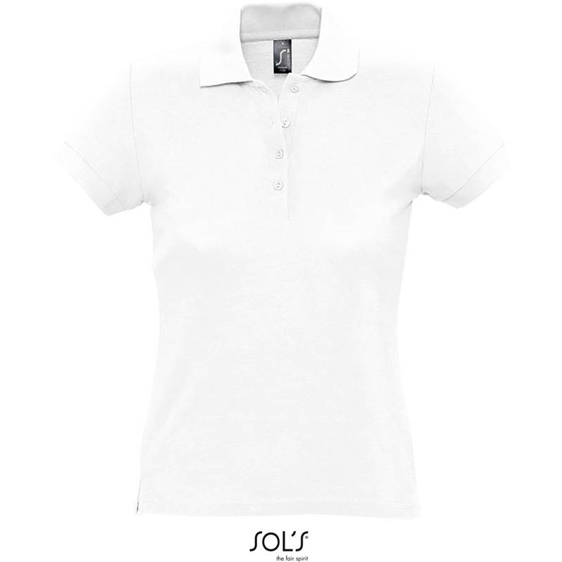 SOL'S | Passion, Dámské piqué polo, bílá, S SOL'S | Passion, Dámské piqué polo, bílá, S