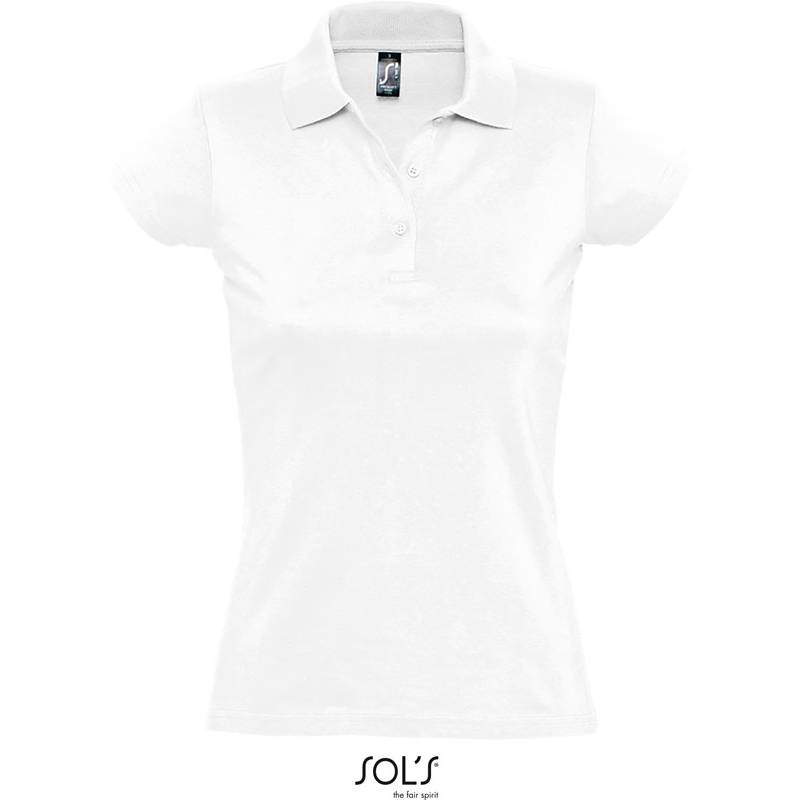 SOL'S | Prescott Women, Dámske polo, biela, S SOL'S | Prescott Women, Dámske polo, biela, S