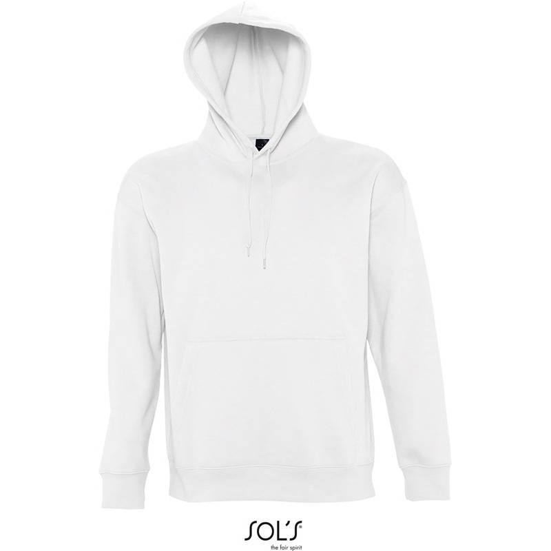 SOL'S | Slam, Unisex mikina s kapucí, bílá, XS SOL'S | Slam, Unisex mikina s kapucí, bílá, XS