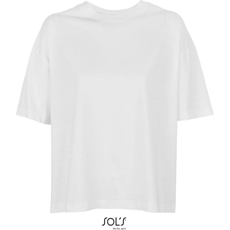 SOL'S | Boxy Women, Dámské oversize tričko, bílá, XS SOL'S | Boxy Women, Dámské oversize tričko, bílá, XS