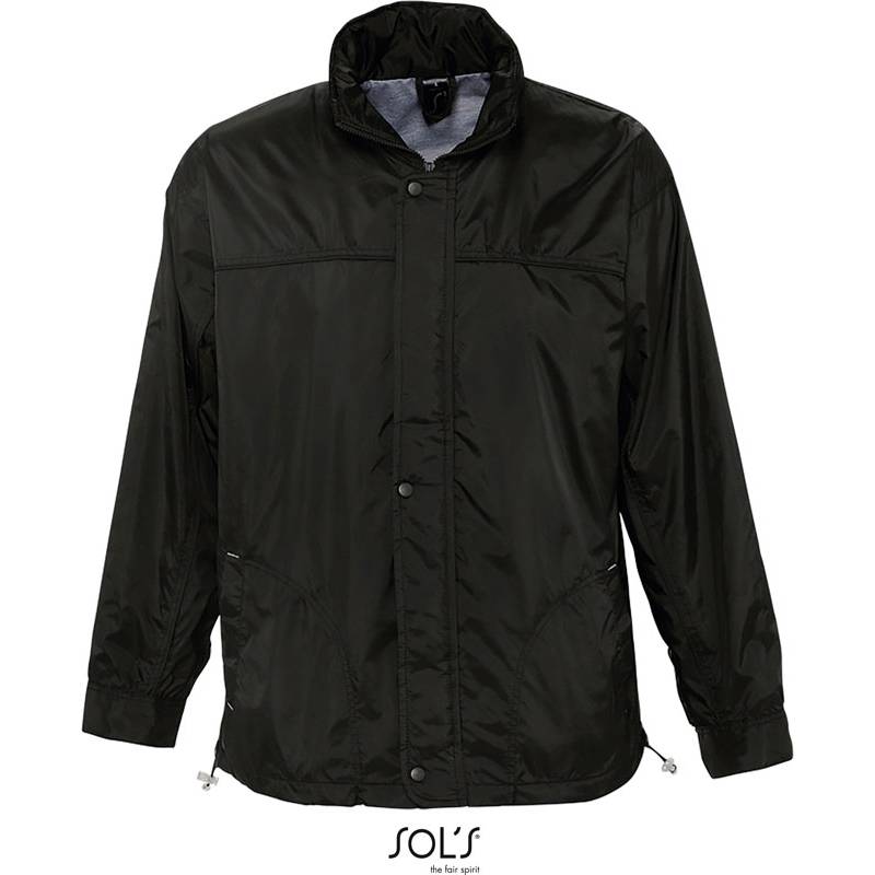 SOL'S | Mistral, Polstrovaná unisex větrovka, černá, S SOL'S | Mistral, Polstrovaná unisex větrovka, černá, S