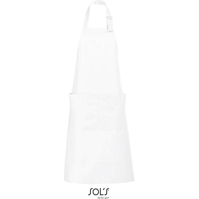 SOL'S | Gala, Zástěra s laclem, bílá SOL'S | Gala, Zástěra s laclem, bílá