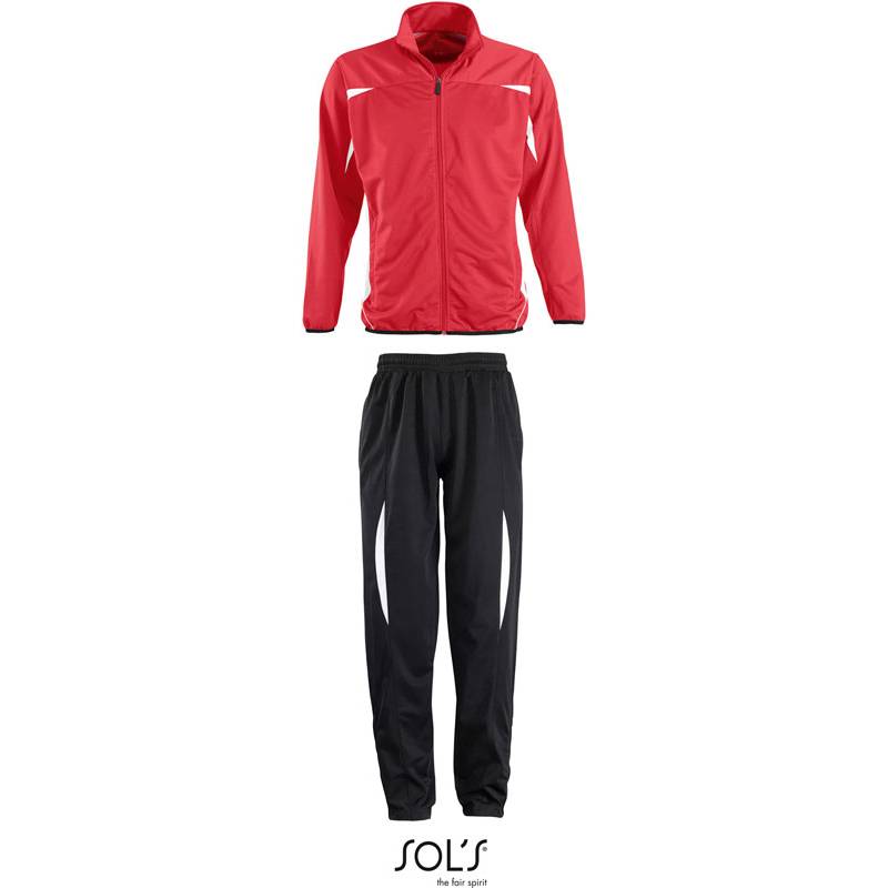 SOL'S | Camp Nou, Tepláková souprava, červená - bílá - černá, S SOL'S | Camp Nou, Tepláková souprava, červená - bílá - černá, S