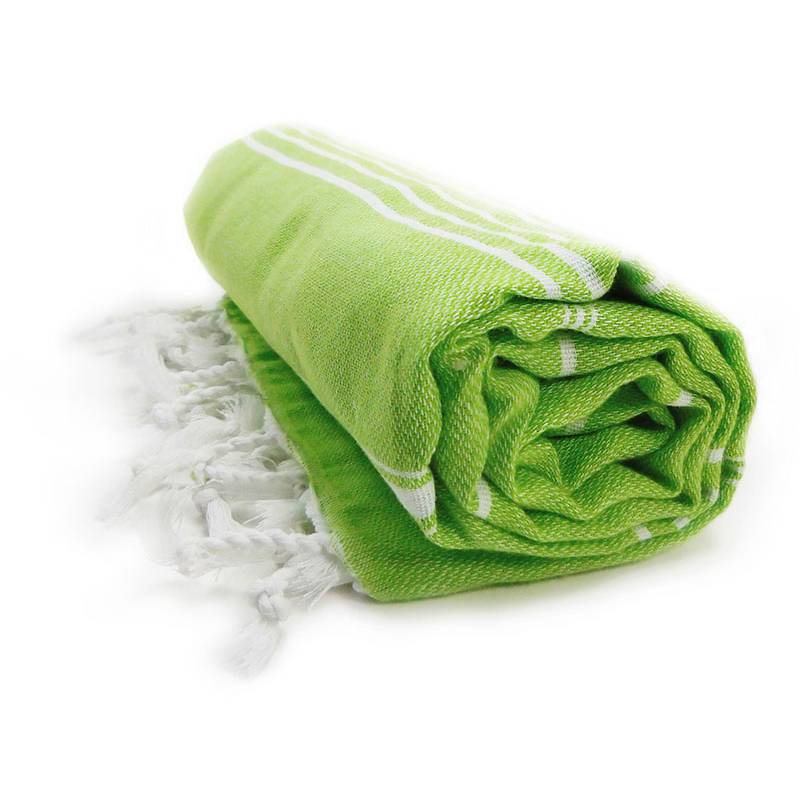 The One | Hamam Sultan, Hamam uterák "Sultan", zelená lime - biela, onesize The One | Hamam Sultan, Hamam uterák "Sultan", zelená lime - biela, onesize