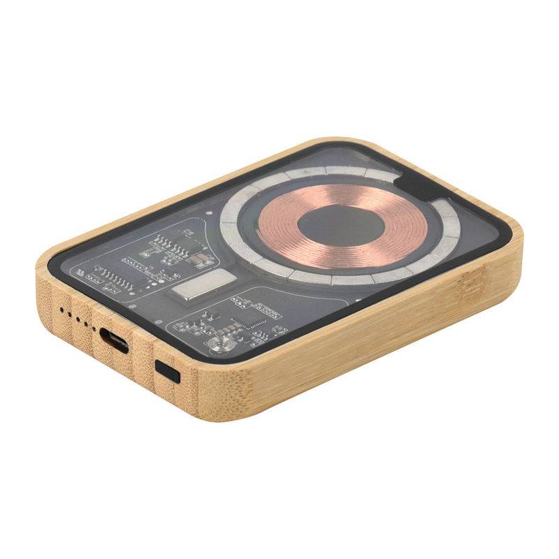 Powerbank Magsafe 5000 mAh, hnedá béžová Powerbank Magsafe 5000 mAh, hnedá béžová