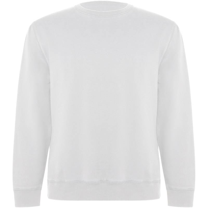 Batian unisex svetr s výstřihem crewneck, bílá, XS Batian unisex svetr s výstřihem crewneck, bílá, XS