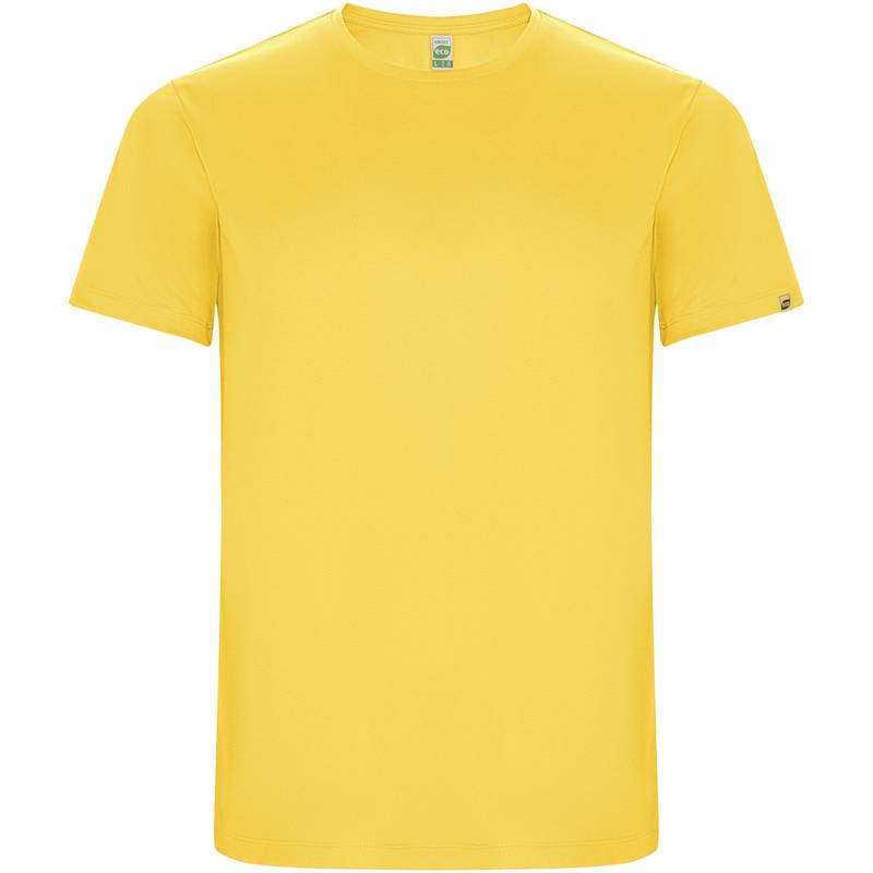 Imola pánské sportovní tričko s krátkým rukávem, Žlutá, S Imola pánské sportovní tričko s krátkým rukávem, Žlutá, S