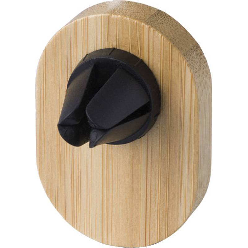 Bambusový držák na telefon Larry, hnědá Bambusový držák na telefon Larry, hnědá