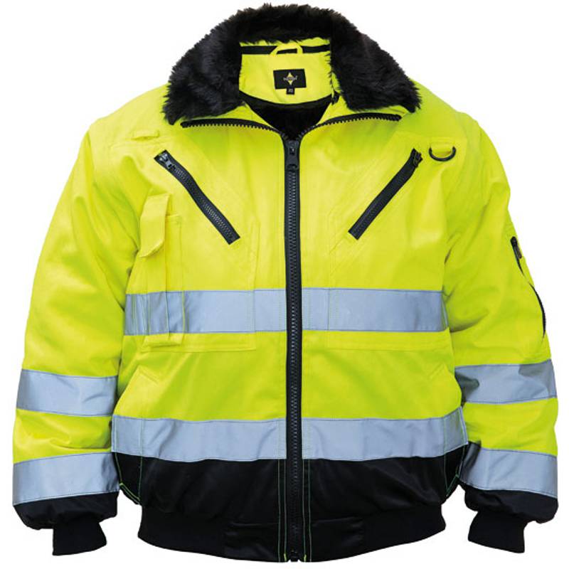Korntex | KXPJ – Oslo, Hi-Vis pilotná bunda, žltá, XS Korntex | KXPJ – Oslo, Hi-Vis pilotná bunda, žltá, XS
