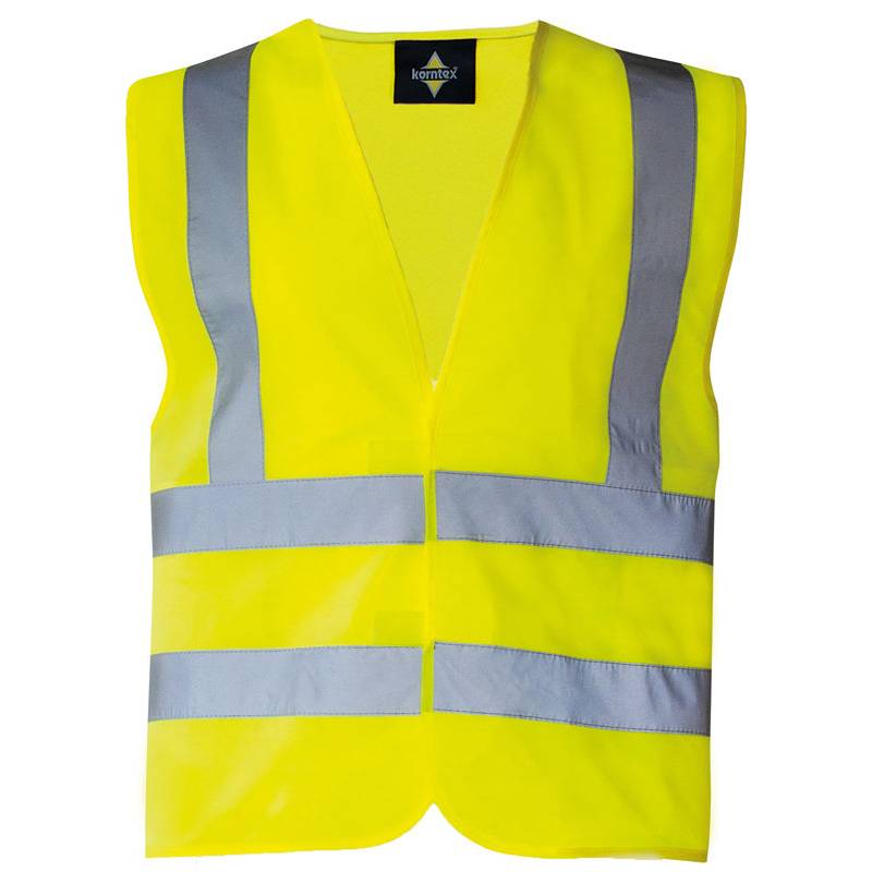 Korntex | KXVR – Hannover, Vesta so 4 reflexnými pruhmi, žlutá, XXL Korntex | KXVR – Hannover, Vesta so 4 reflexnými pruhmi, žlutá, XXL