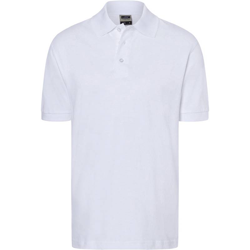 James & Nicholson | JN 70, Piqué polo, biela, S James & Nicholson | JN 70, Piqué polo, biela, S