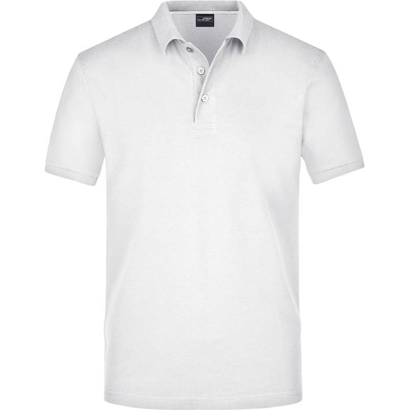 James & Nicholson | JN 708, Pánske pima piqué polo, biela, S James & Nicholson | JN 708, Pánske pima piqué polo, biela, S