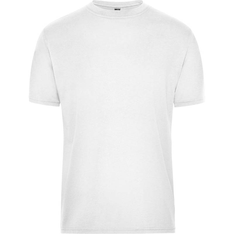 James & Nicholson | JN 1808, Pánske prac. tričko z bio bavlny, biela, XS James & Nicholson | JN 1808, Pánske prac. tričko z bio bavlny, biela, XS