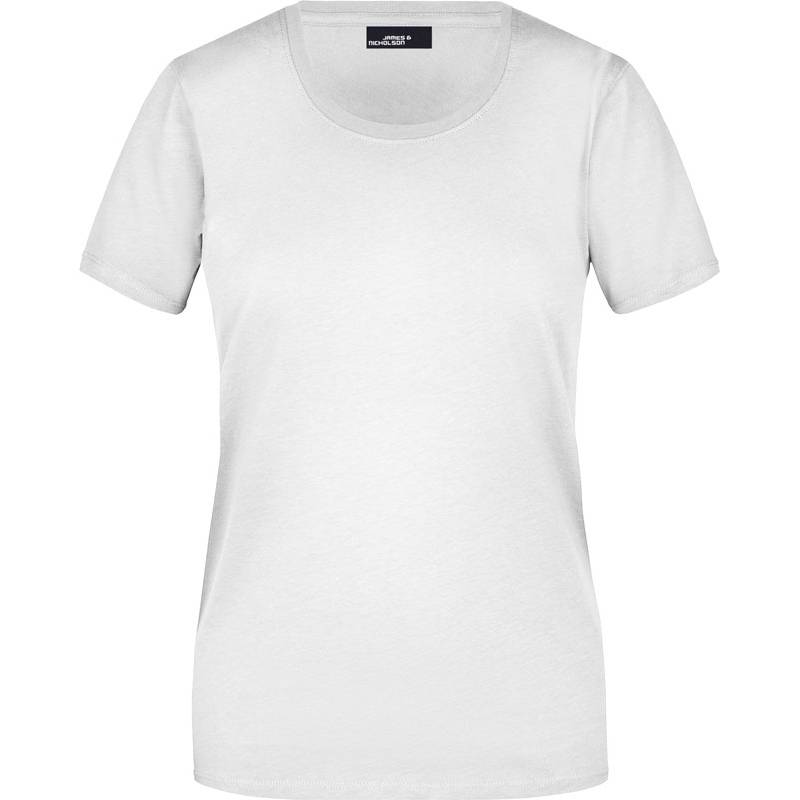 James & Nicholson | JN 901, Dámské tričko, bílá, XL James & Nicholson | JN 901, Dámské tričko, bílá, XL