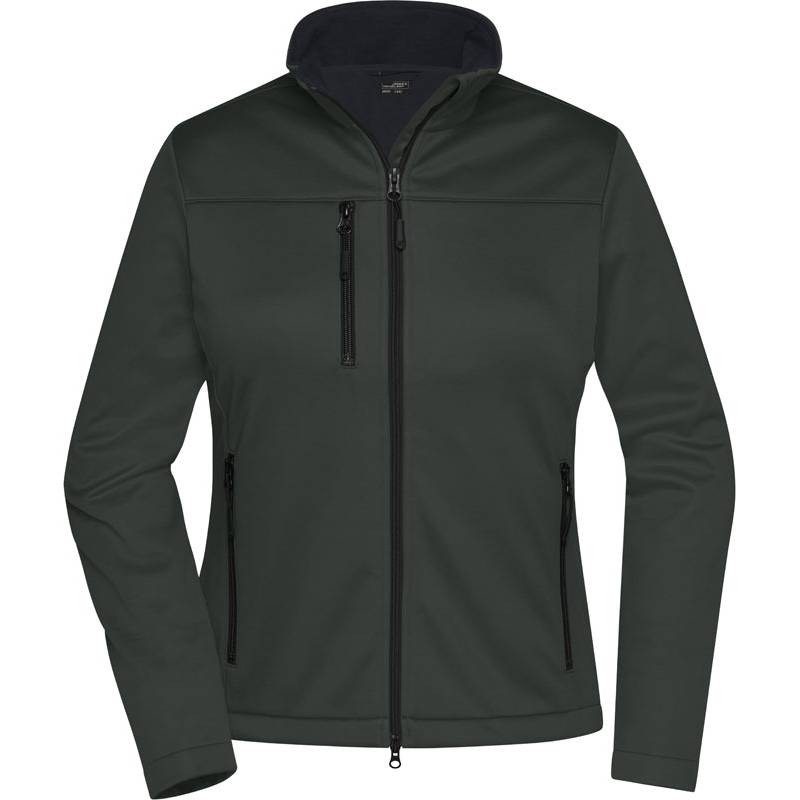 James & Nicholson | JN 1171, Dámská 3-vrstvá softshell bunda, šedá graphite, M James & Nicholson | JN 1171, Dámská 3-vrstvá softshell bunda, šedá graphite, M