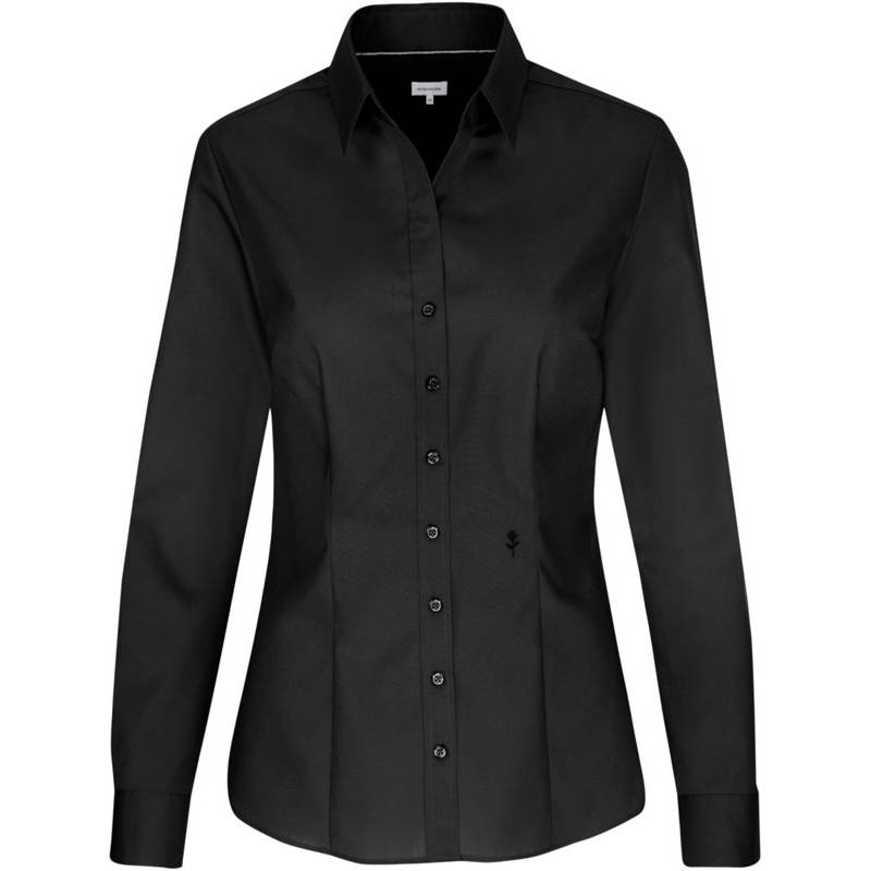 SST | Blouse Slim LSL, Dámská košile s dl. rukávem, černá, 36 SST | Blouse Slim LSL, Dámská košile s dl. rukávem, černá, 36