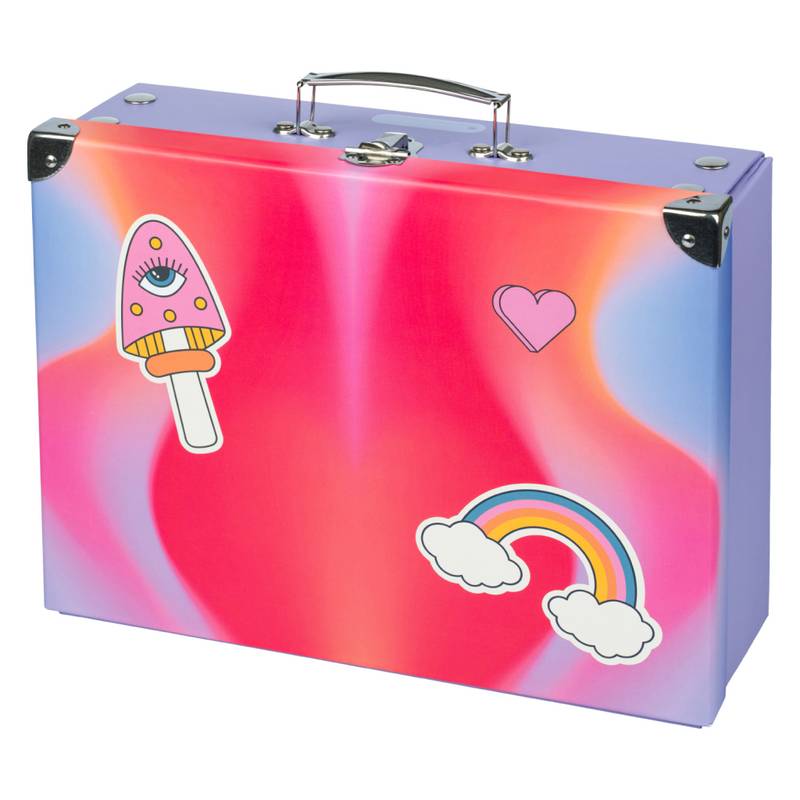 BAAGL - Skládací školní kufřík Hippie s kováním BAAGL - Skládací školní kufřík Hippie s kováním