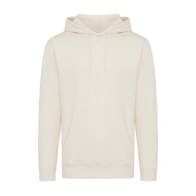 Lehká mikina s kapucí Iqoniq Rila z recykl. bavlny, bílá natural raw XXS Lehká mikina s kapucí Iqoniq Rila z recykl. bavlny, bílá natural raw XXS